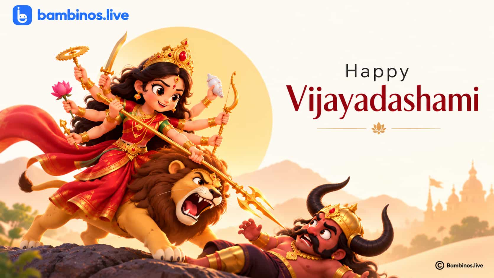 The story of Goddess Durga and Mahishasura